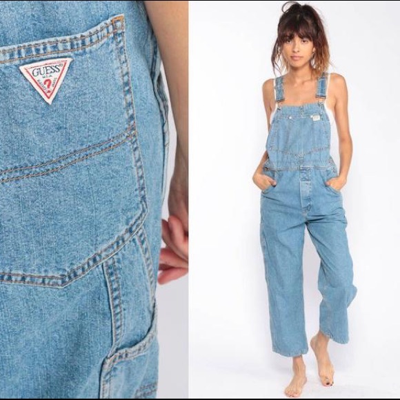 guess overalls 90s